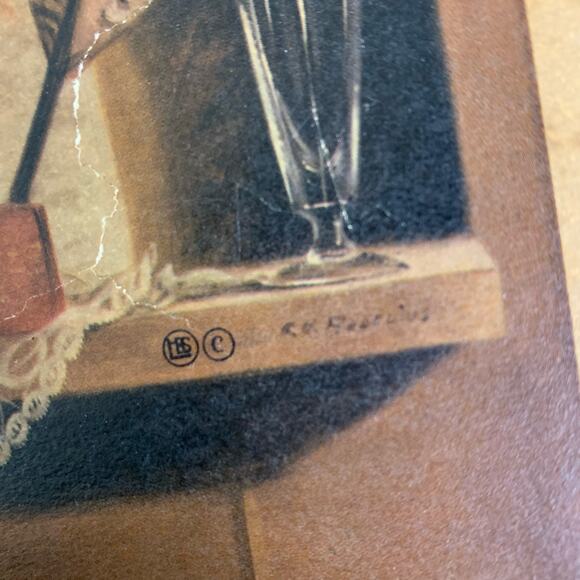 Henry Sandler Lithographic print home decor still life wood frame wall decor - Picture 8 of 10